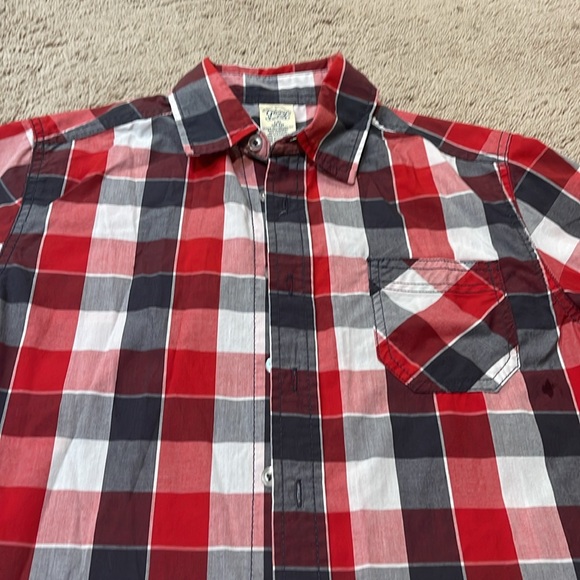Boys Button Down Short Sleeve Shirt - Picture 2 of 4
